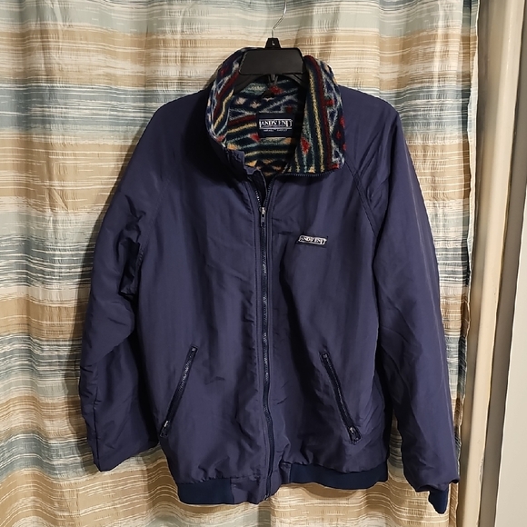 Lands' End Other - Lands' End Men's Squall Jacket with Aztec Patterned Lining And Self Collar